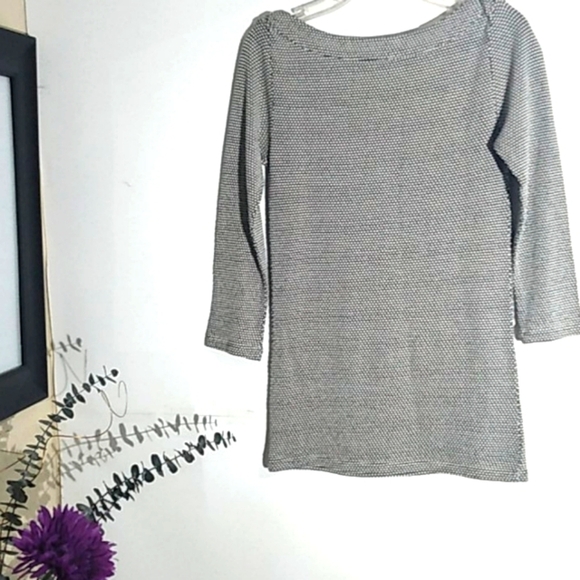 ANN TAYLOR NWT BLACK AND WHITE TOP SIZE XXS - Picture 9 of 11